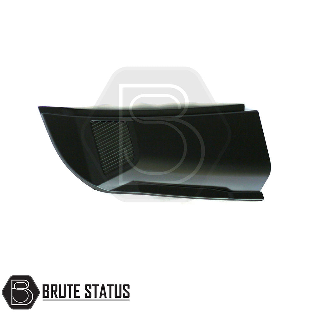 Ford Ranger T9 2023+ Raptor Style 3-Piece Bonnet Scoop in matte black, showcasing its vented design and durable plastic construction for easy installation.