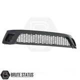 Toyota Hilux 2016-2020 Matt Black Grille featuring a sleek black metal design, crafted from durable ABS plastic, offering easy installation without drilling.