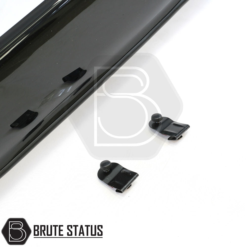 Isuzu D-Max 2021+ Bonnet Guard Stone Deflector, featuring a black clip, designed for durability and protection against bugs and stones.