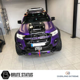 Ford Ranger 2012-2022 Wide Arch Kit (Overland Extreme) displayed on a purple truck, emphasizing premium quality ABS wheel arches designed for durability and precise fitment.