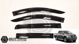 Fiat Fullback 2015-2019 Bonnet Guard & Window Wind Deflector Bundle