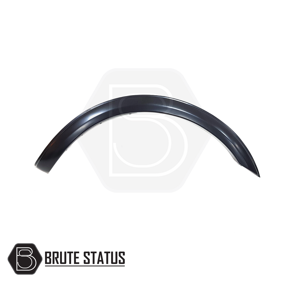 Ford Ranger 2019-2022 Wide Arch Kit, slim style with Park Assist compatibility, shown as a black ABS plastic fender flare designed for double cab models.