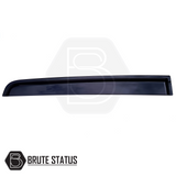 Ford Ranger 2012-2022 T6 T7 T8 Window Wind Deflectors, sleek black design, durable acrylic, easy installation, full-length 3M adhesive, aerodynamic, rain protection.