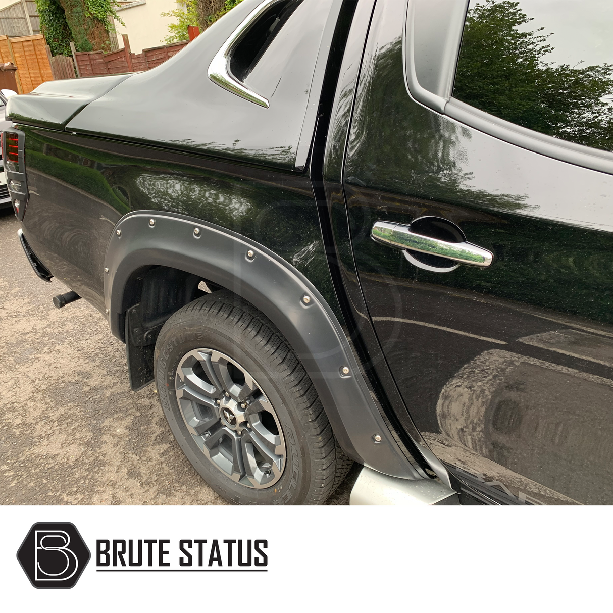 Mitsubishi L200 Series 6 2019+ Fender Flares, featuring wide arches and show bolts, designed for durability and style, compatible with double cab models only.